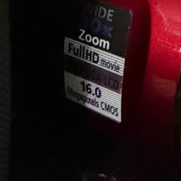 Nikon Burgundy Digital Camera with 30x Zoom - Picture 3 of 7